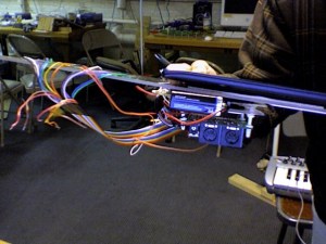 Hardware interface, side view